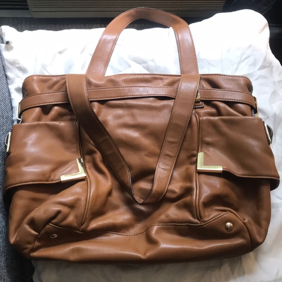 Michael Kors Tan leather bag w/ original silk bag - Picture 5 of 8